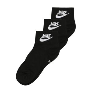 Nike Sportswear Ponožky  čierna / biela