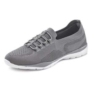 LASCANA Slip-on obuv  sivá