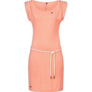 Ragwear Letné šaty 'Chego'  hnedá / koralová / biela