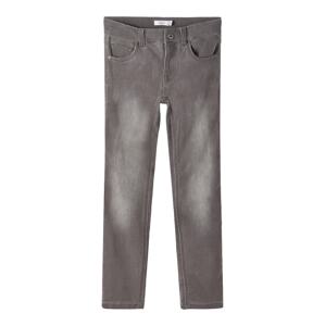 NAME IT Džínsy 'Theo'  sivý denim