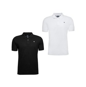 Champion Authentic Athletic Apparel Tričko  čierna / biela