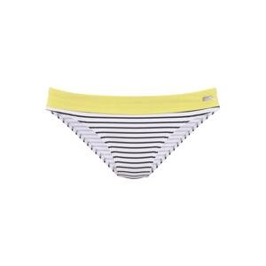 VENICE BEACH Bikinové nohavičky  žltá / čierna / biela