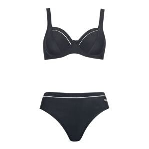 NATURANA Bikiny  čierna / biela