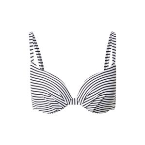 NATURANA Bikinový top  čierna / biela