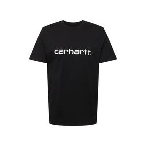 Carhartt WIP Tričko  čierna / biela