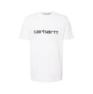 Carhartt WIP Tričko  čierna / biela
