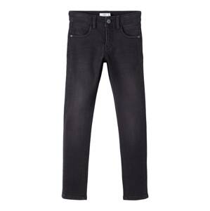 NAME IT Džínsy 'Silas'  čierny denim