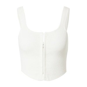 Abercrombie & Fitch Vyšívaný top  nebielená