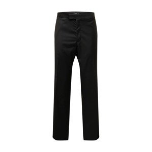 BURTON MENSWEAR LONDON Nohavice s pukmi  čierna