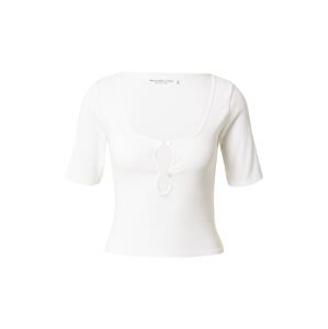 Abercrombie & Fitch Tričko  biela
