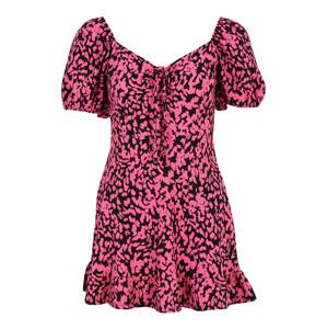 Dorothy Perkins Petite Šaty  ružová / čierna