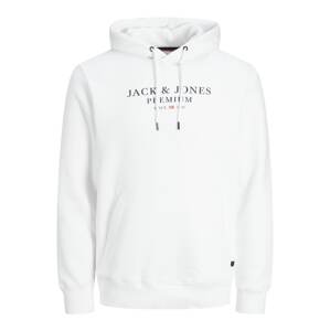 JACK & JONES Mikina 'JPRBLUArchie'  čierna / biela