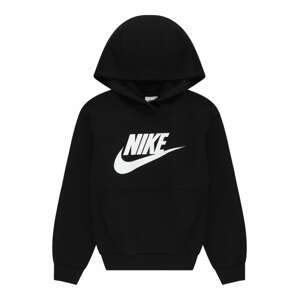 Nike Sportswear Mikina 'Club FLC'  čierna / biela