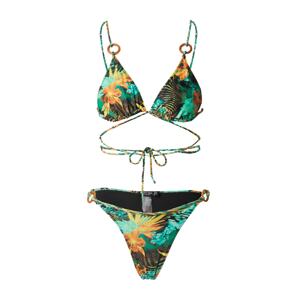 Nasty Gal Bikiny  tyrkysová / žltá / zelená / oranžová