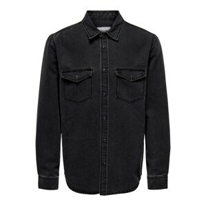 Only & Sons Košeľa 'BANE'  sivý denim
