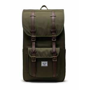 Herschel Batoh 'Little America™'  hnedá / zelená / biela