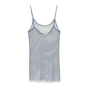 Pull&Bear Plážové šaty  modrosivá