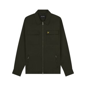 Lyle & Scott Prechodná bunda  žltá / tmavozelená