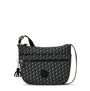 KIPLING Taška cez rameno 'ARTO'  zelená / ružová / čierna