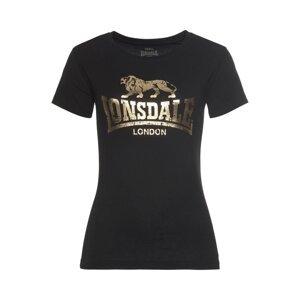 LONSDALE Tričko 'Bantry'  zlatá / čierna