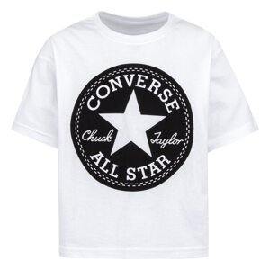 CONVERSE Tričko  čierna / biela