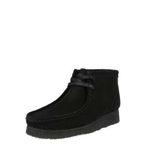 Clarks Originals Šnurovacie členkové čižmy 'Wallabee'  čierna