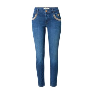 MOS MOSH Džínsy  svetlobéžová / modrá denim