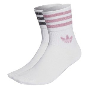 ADIDAS ORIGINALS Ponožky  eozín / s ružovými fľakmi / čierna melírovaná / biela