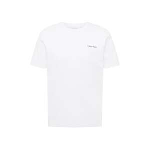 Calvin Klein Tričko  čierna / šedobiela