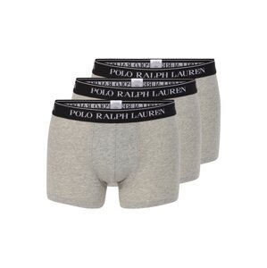 Polo Ralph Lauren Boxerky  sivá melírovaná / čierna