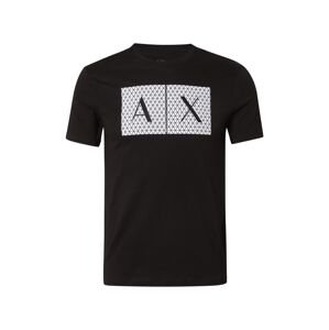 ARMANI EXCHANGE Tričko '8NZTCK'  čierna / biela