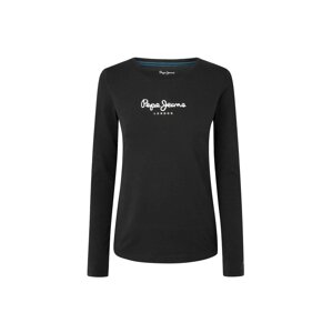Pepe Jeans Tričko 'New Verginia'  čierna / biela