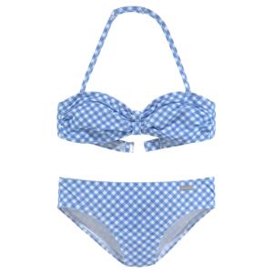 BUFFALO Bikiny  modrá / biela