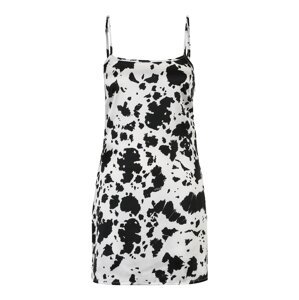Nasty Gal Petite Šaty  čierna / biela