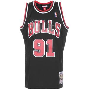 Mitchell & Ness Tričko 'Dennis Rodman'  červená / čierna / biela