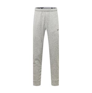 NIKE Športové nohavice  sivá / čierna