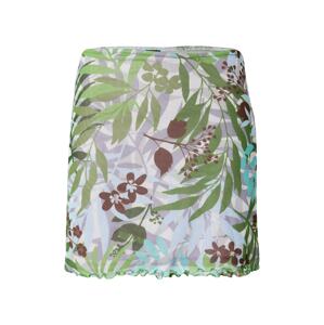 BDG Urban Outfitters Sukňa  modrá / zelená / fialová / biela