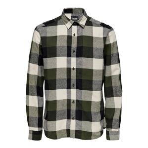 Only & Sons Košeľa 'ONSGudmund'  kaki / olivová / čierna / biela