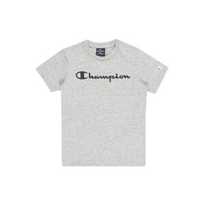 Champion Authentic Athletic Apparel Tričko  sivá melírovaná / červená / čierna / biela