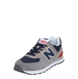 new balance Nízke tenisky '574'  tmavomodrá / sivá / dymovo šedá / červená