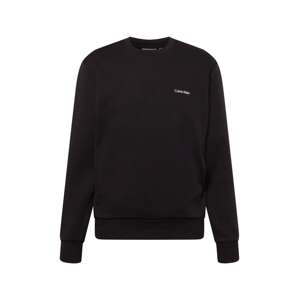 Calvin Klein Mikina  čierna / biela