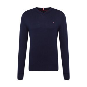 TOMMY HILFIGER Sveter  námornícka modrá / červená / biela