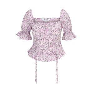 Dorothy Perkins Petite Blúzka  zelená / fialová / orchideová / biela