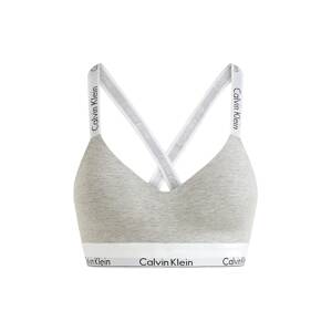 Calvin Klein Underwear Podprsenka  sivá melírovaná / čierna / biela