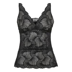 SAINT TROPEZ Top 'Daisy'  čierna