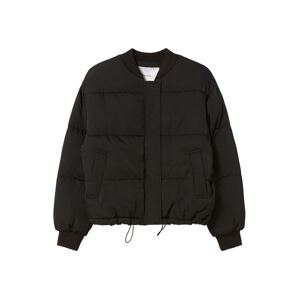 Bershka Prechodná bunda  čierna