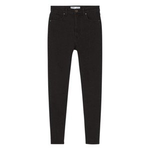 Bershka Džínsy  čierny denim