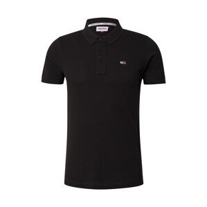 Tommy Jeans Tričko  červená / čierna / biela