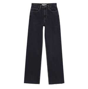 Pull&Bear Džínsy  čierny denim