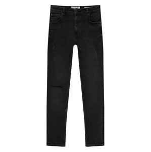 Pull&Bear Džínsy  čierny denim